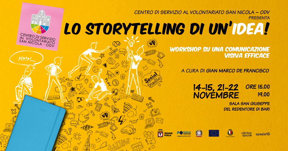 corso Lo Storytelling di un'idea Cantieri Spaziali CSVSN