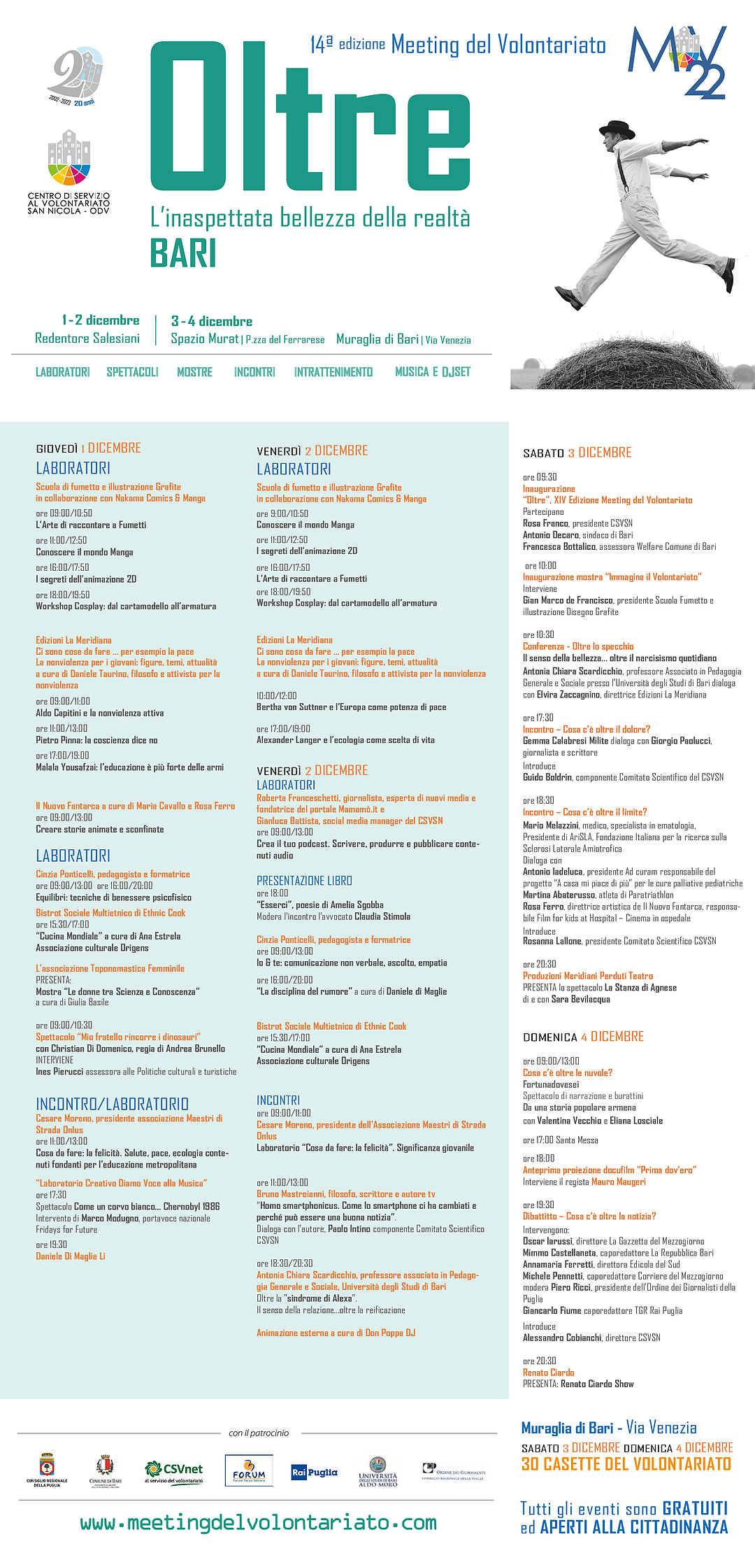 Programma Meeting del Volontariato 2022