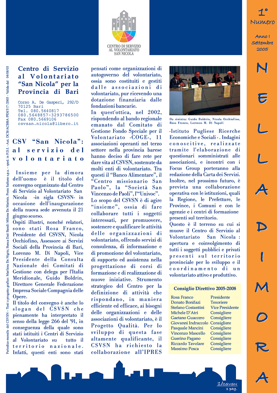 Nella Dimora Settembre 2005