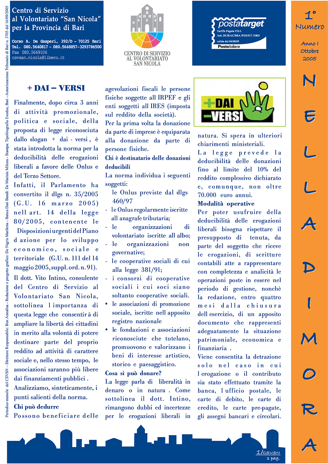 Nella Dimora Ottobre 2005