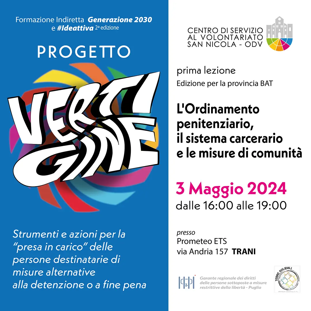 prima lezione BAT Progetto Vertigine misure alternative detenzione CSVSN--